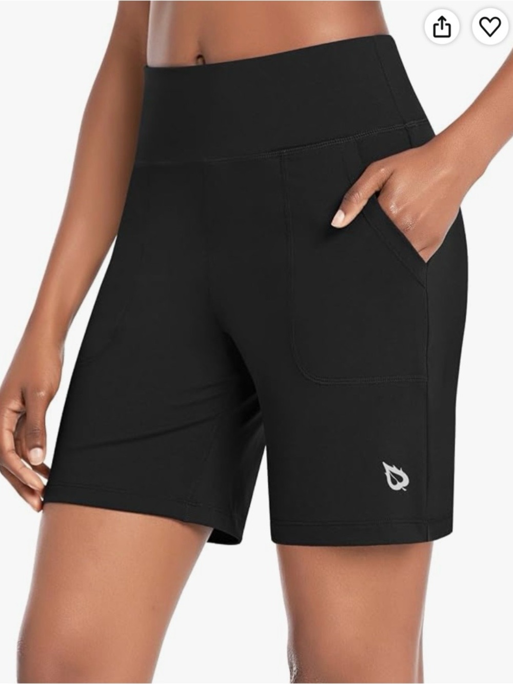 BALEAF BERMUDA SHORTS WOMEN LONG KNEE 10"